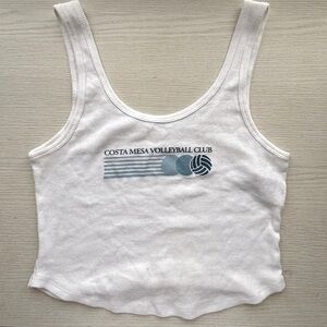 Costa Mesa Volleyball Club White Tank Top